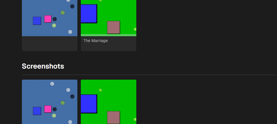 copia de pantalla de The Marriage, joc de 2007 experimental
